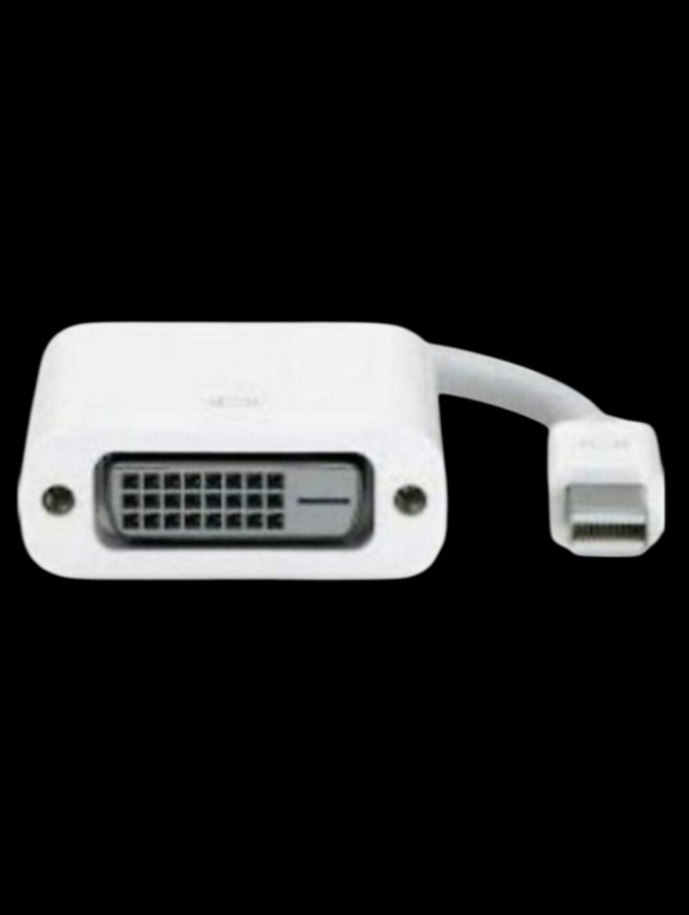 White Apple Mini DisplayPort to DVI Adapter                          Model#A1305